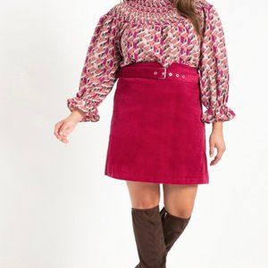 Eloquii Corduroy A-Line Skirt 18